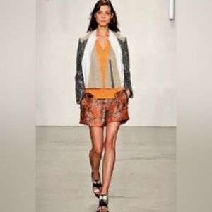 Helmut Lang Jacquard Medallion Runway shorts women’s size 4